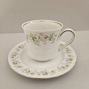 4X Forever Spring by Johann Haviland, China Cup & Saucer Unused Bavarian